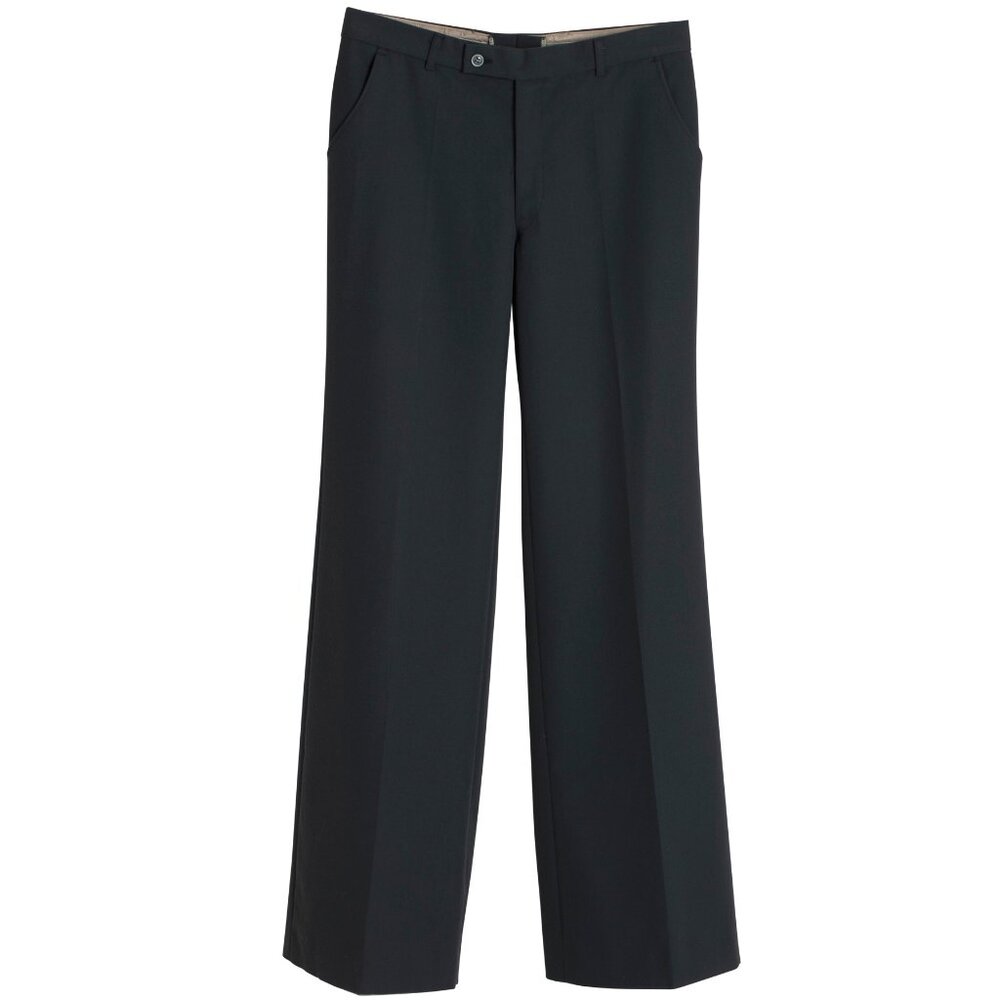 Licona (Germany) 70s, Wide-Leg Cut, Press-Creased, Twill Weave, Military
